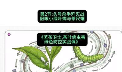 第02节：头号杀手歼灭战&mdash;&mdash;假眼小绿叶蝉与茶尺蠖，课程：《茗茶卫士&mdash;&mdash;茶叶病虫害绿色防控实战课》#识农AI