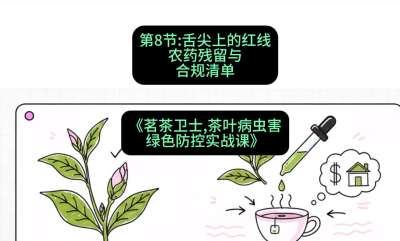 第08节：舌尖上的红线&mdash;&mdash;农药残留与合规清单，课程：《茗茶卫士&mdash;&mdash;茶叶病虫害绿色防控实战课》#识农AI